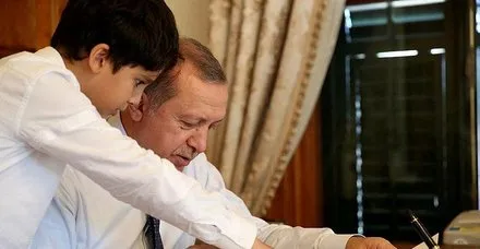 Son dakika: Başkan Erdoğan'ın torun sevinci