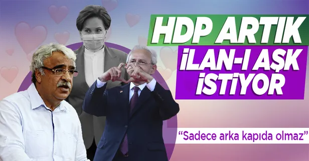 HDP'li Mithat Sancar "ilan-ı aşk" istiyor! CHP'ye gözdağı: Sadece arka kapıda olmaz
