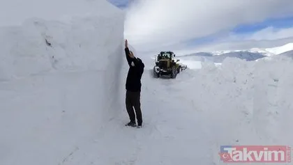 Muş’ta kar kalınlığı 5 metre!