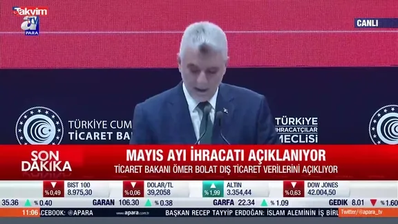 Mayıs ayı ihracatında yeni rekor - İzle