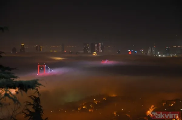 SON DAKİKA: İstanbul sis durumu! Megakent sis altında kayboldu - 15