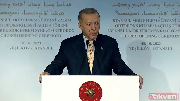 Başkan Erdoğan'dan Kanuni Sultan Süleyman vurgusu! Mor Efrem Süryani Kadim Ortadoks Kilisesi'ni Kanuni'nin sözü ile açtı - 26