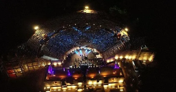 Antalya’daki Patara Antik Kenti’nde restorasyon sonrası ilk konser