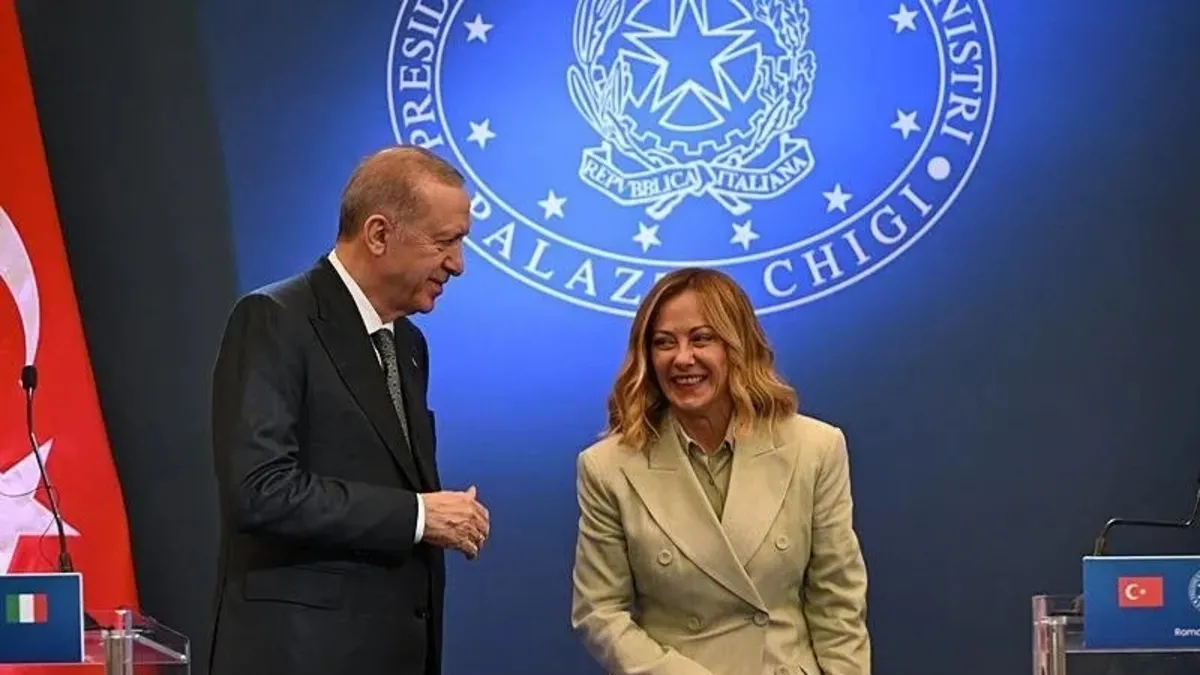 Başkan Erdoğan ve İtalya Başbakanı Giorgia Meloni'den ticarette yeni hedef: 40 milyar dolar!