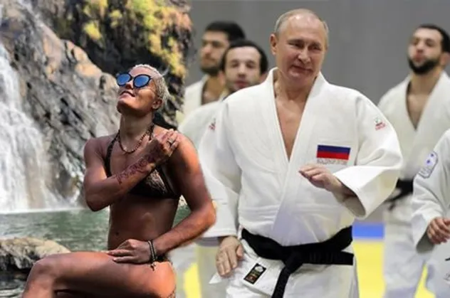 Tüm dünya Putin'i nakavt eden kadını konuşuyor