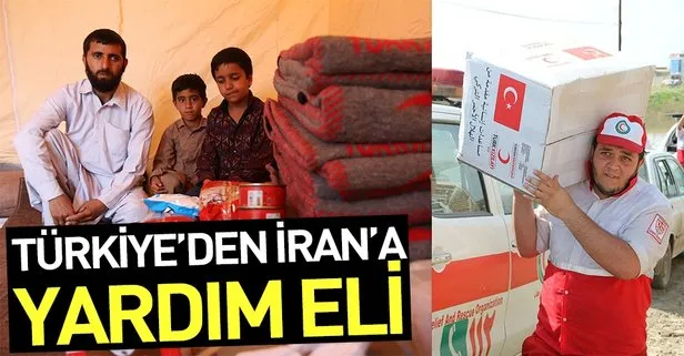 Türk Kızılayı'ndan İranlı selzedelere yardım eli