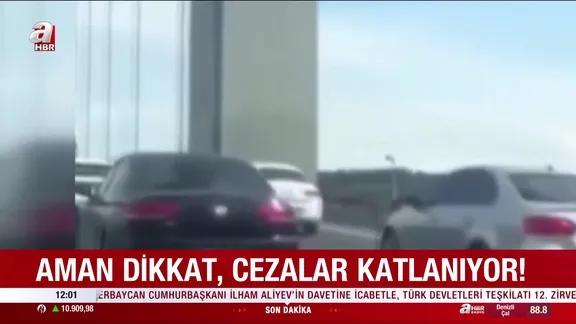 Trafikte hata yapanlar yandı