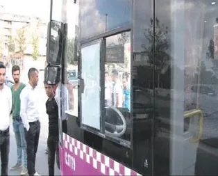 Halk otobüsüne kurşun