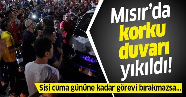 Mısır’da Sisi için yeni çağrı! Cuma gününe kadar görevi bırakmazsa...