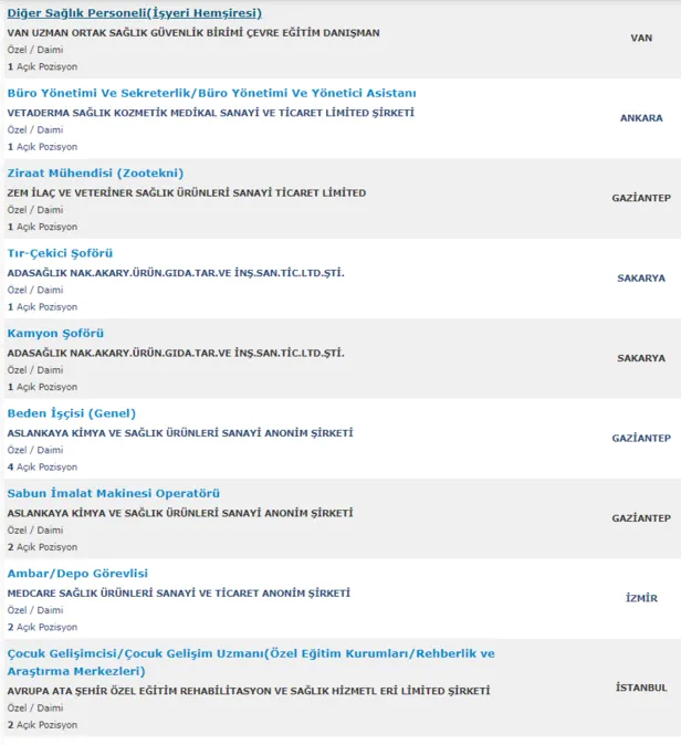 En az ilkokul mezunu hastanelere personel ve işçi alımı İŞKUR üzerinden yapılıyor-7