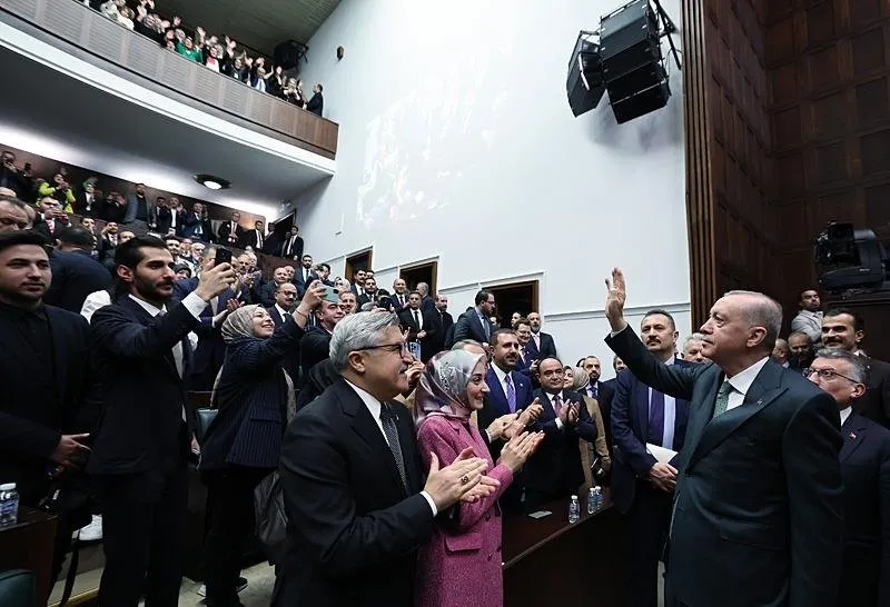 Başkan ve AK Parti Genel Başkanı Recep Tayyip Erdoğan, partisinin TBMM Grup Toplantısı'na katıldı. (AA)