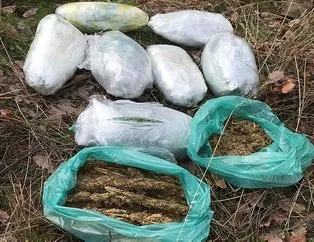 PKK operasyonunda yarım ton uyuşturucu ele geçirildi