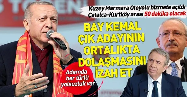 Başkan Erdoğan’dan Kuzey Marmara Otoyolu Açılış Töreni’nde önemli açıklamalar