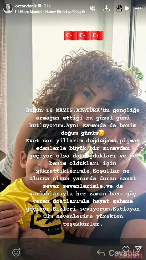 Evet son yıllarım doğduğuma pişman edenlerle büyük bir sınavdan geçiyor olsa da doğdukları ve de benim oldukları için şükrettiklerimle koşullar ne olursa...