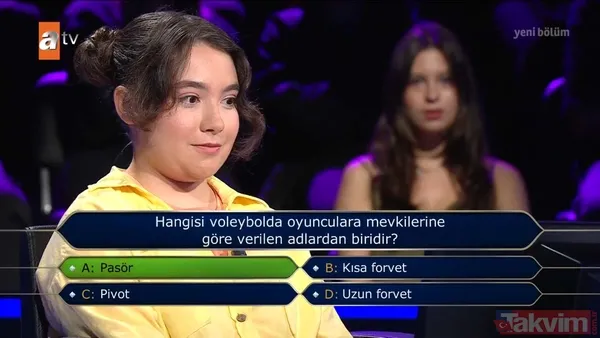 "Kim Milyoner Olmak İster?"de heyecan dolu anlar: Yarışmacı iki şık arasında kaldı! O soruda risk aldı mı? - 8
