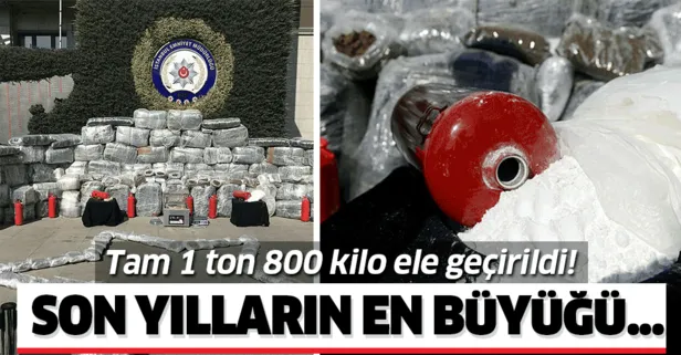 İstanbul’da son yılların en büyük uyuşturucu operasyonu: 1 ton 800 kilo ele geçirildi