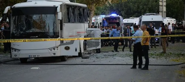 Mersinde polis aracına hain saldırı!