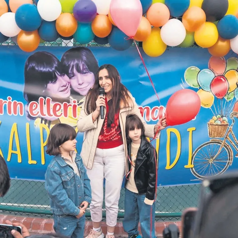 Balonlar Gökalp için uçtu