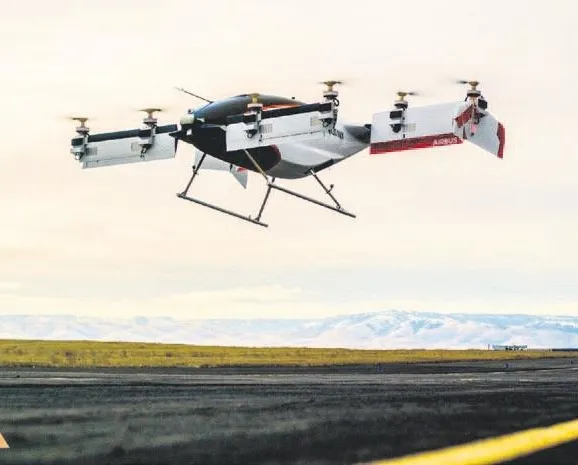 Sürücüsüz taksi havalandı