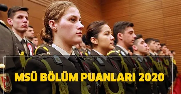 Msu Bolum Puanlari 2020 Msu Astsubay Taban Puanlari Iste Msu Tercih Yap Takvim