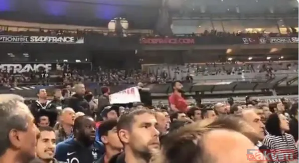 Fransa-Türkiye maçında tribünlerde provokatif pankart! UEFA'dan ceza gelecek mi? - 7