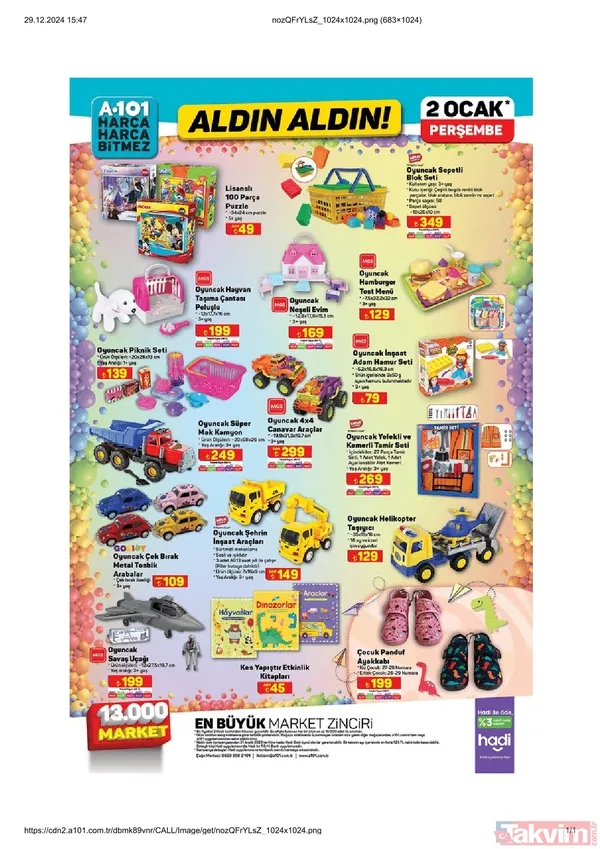 A101 28 Aralık-3 Ocak İNDİRİMİ! Bu hafta A101'de hangi ürünler var? - 9