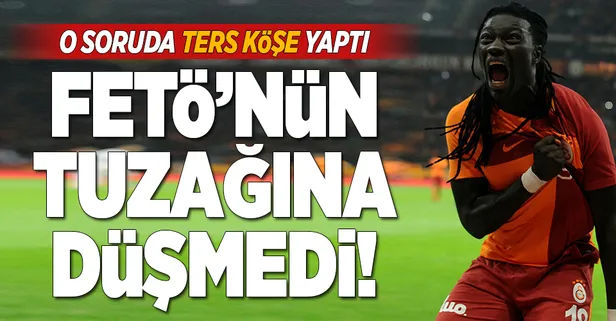 Gomis FETÖ'nün tuzağına düşmedi