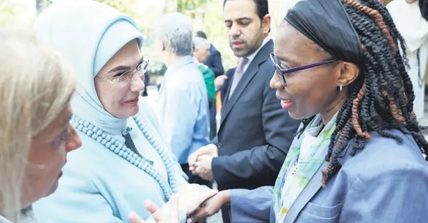 Emine Erdoğan’dan Vatikan’da anlamlı mesaj: ''Türkiye'nin yardım elini dünyanın dört bir yanına uzattık''