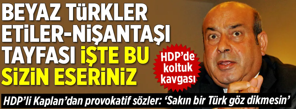 HDP'li Hasip Kaplan'dan skandal tweet!