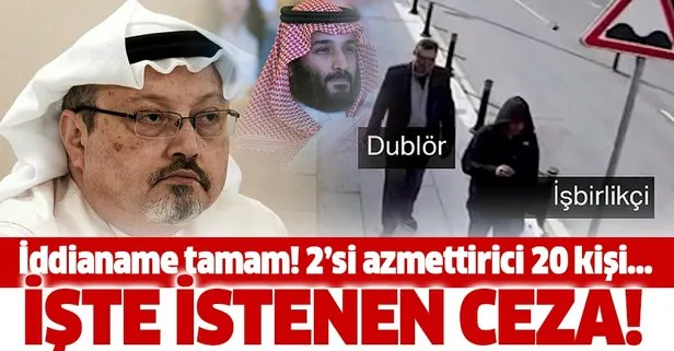 Son dakika: Cemal Kaşıkcı cinayetinde 20 Suudi hakkında kamu davası