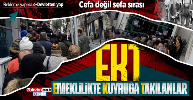 SGK önünde EYT izdihamı: Geceden sıraya girdiler!