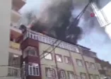 Şişli'de korkutan yangın