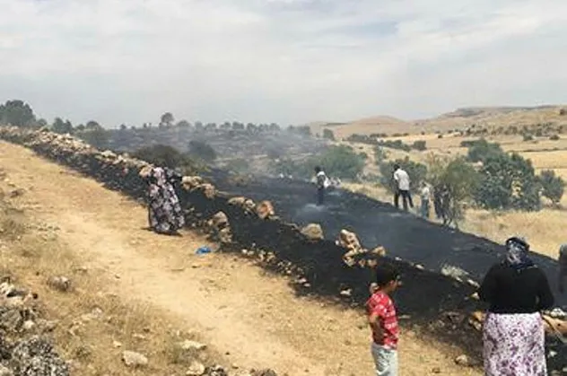 Son dakika: Batman'da 40 dönüm alanda anız yangını