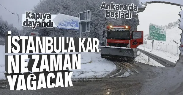 SON DAKİKA: İstanbul’a kar yağacak mı? İstanbul’a kar ne zaman yağacak? Ankara’da kar yağışı başladı! 13 Ocak 2021 hava durumu