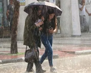 Meteorolojiden sağanak yağış uyarısı!