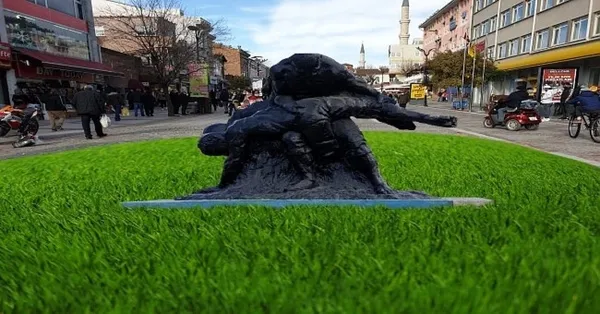 Edirne'de bir tuhaf olay! Millet İttifakı'nda 'heykel' krizi!-4