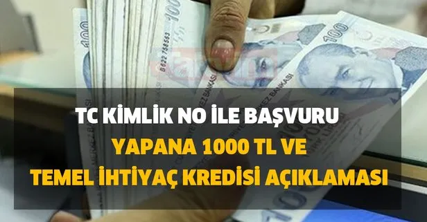 1000 TL Pandemi başvuru sonucu sorgulama ekranı nerede?