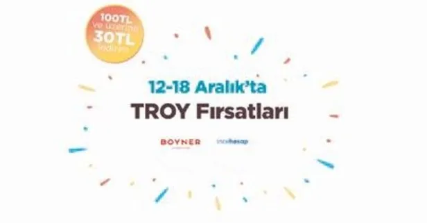 TROY’dan indirim fırsatı