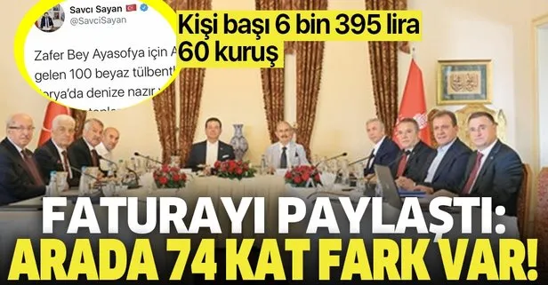 AK Partili Ağrı Belediye Başkanı Savcı Sayan’dan CHP’li İmamoğlu’na israf tepkisi! Arada 74 kat fark var!