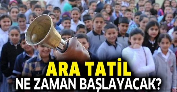 Ara tatil ne zaman? Okullar ne zaman kapanacak? İşte MEB 2019-2020 ilk ara tatil tarihi