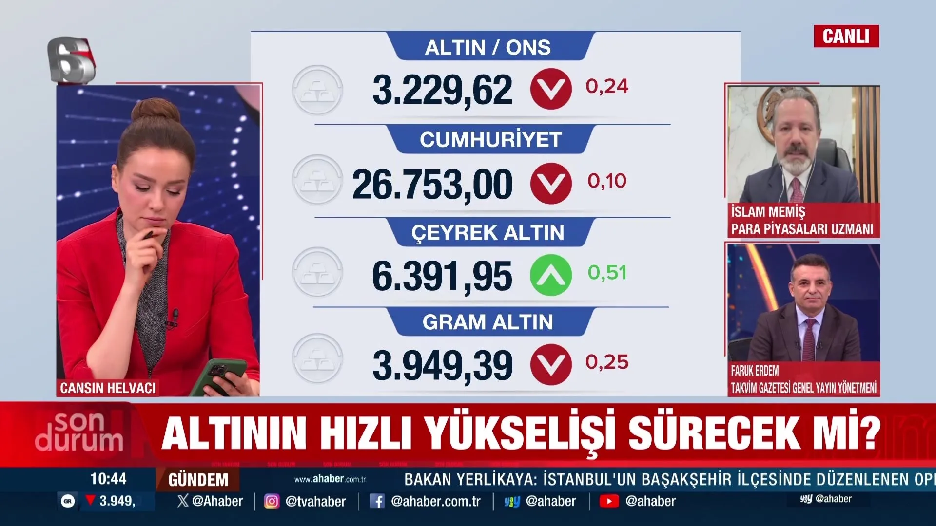 Altın fren tutmuyor! Rekor üstüne rekor!