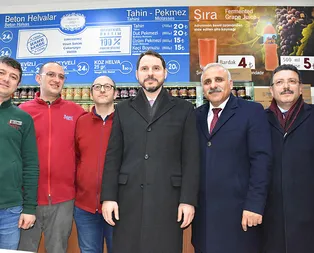 Bakan Berat Albayraka Trabzonda sevgi seli