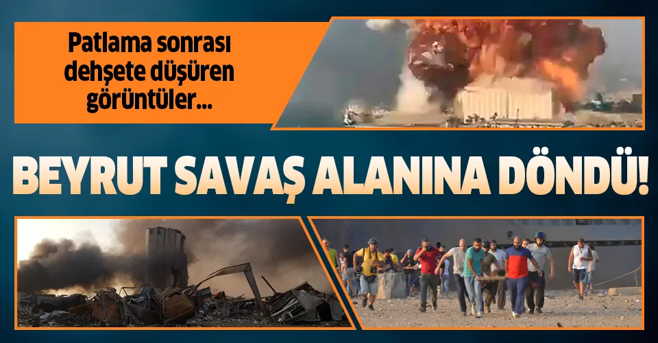Beyrut'ta şiddetli patlama!