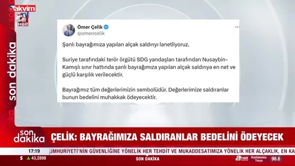 AK Parti Sözcüsü Ömer Çelik: "Bu alçak saldırının bedelini muhakkak ödeyecekler!"