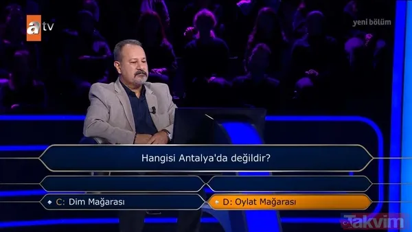 Kim Milyoner Olmak İster'de beyin yakan 200 bin TL'lik TDK sorusu! - 50