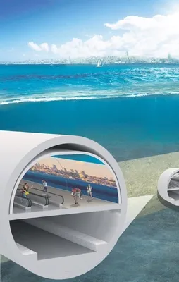 Boğaz’ın altından adım adım karşıya