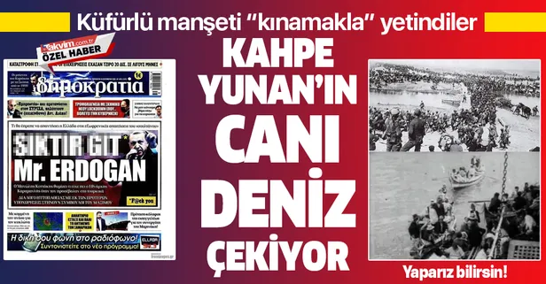 'Dimokratia' paçavrasının skandal haberini Yunan Dışişleri yalnızca "kınamakla" yetindi