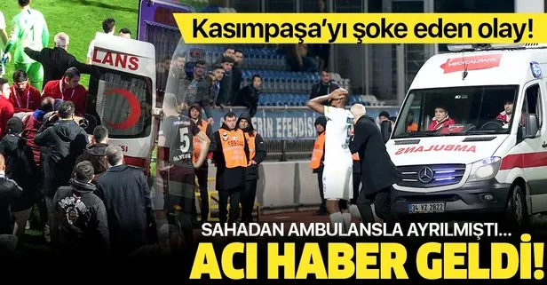 Kasımpaşa maçında şoke eden olay!