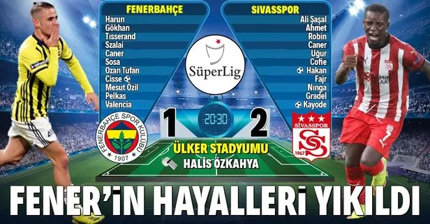 Fenerbahçe 1-2 Sivasspor | MAÇ SONUCU