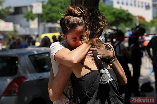 Siyonistler tası tarağı toplayıp kaçıyor! A Haber İsrail Tel Aviv'deki yıkımı görüntüledi... Binalar enkaza, araçlar hurda yığınına döndü - 22